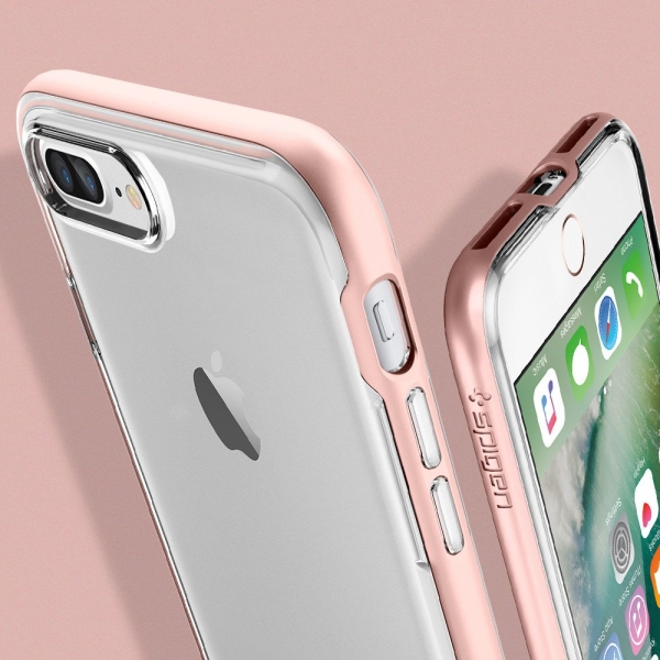 Spigen iPhone 7 Plus Neo Hybrid Crystal Klf-Rose Gold