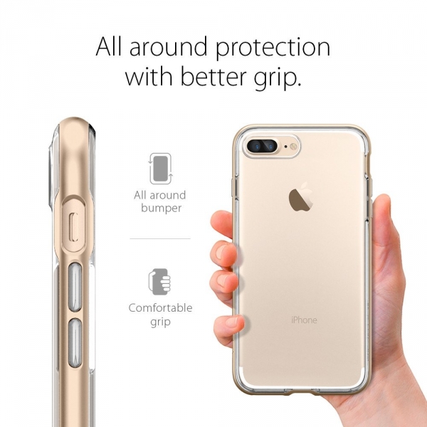 Spigen iPhone 7 Plus Neo Hybrid Crystal Klf-Champagne Gold