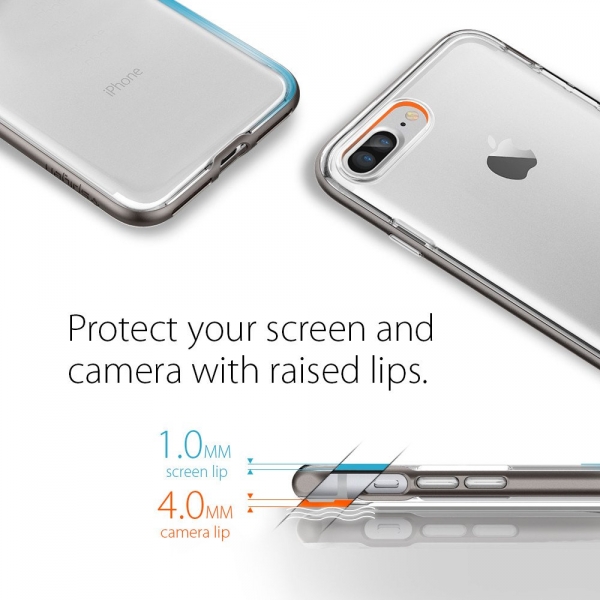 Spigen iPhone 7 Plus Neo Hybrid Crystal Klf-Gunmetal