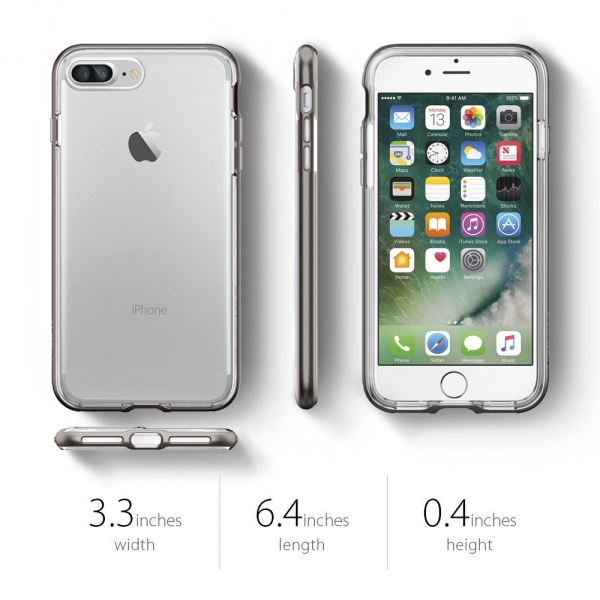 Spigen iPhone 7 Plus Neo Hybrid Crystal Klf-Gunmetal