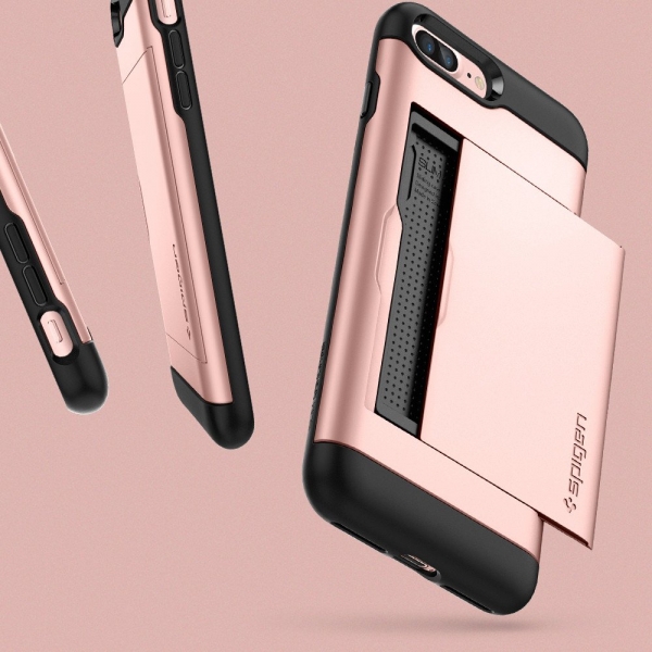Spigen iPhone 7 Plus Slim Armor CS K�l�f-Rose Gold