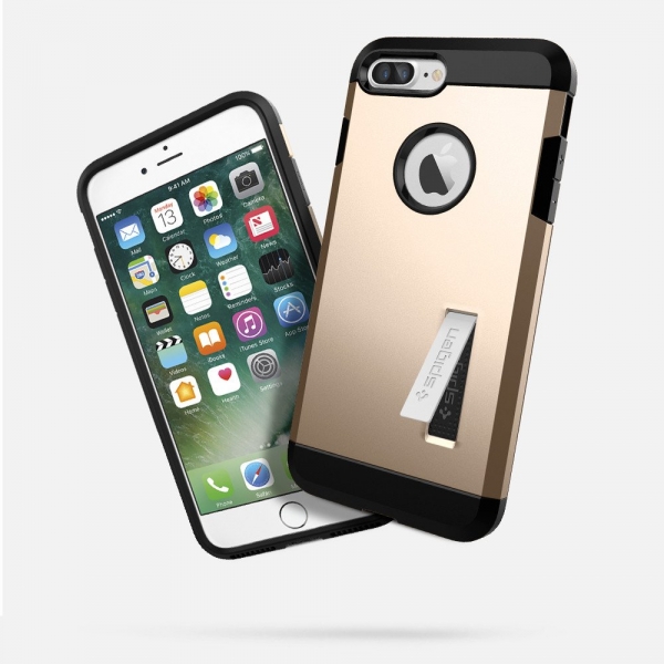 Spigen iPhone 7 Plus Tough Armor Klf-Champagne Gold