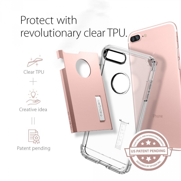 Spigen iPhone 7 Plus Tough Armor Klf-Rose Gold
