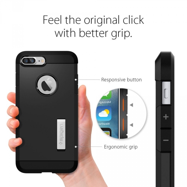 Spigen iPhone 7 Plus Tough Armor Klf-Black