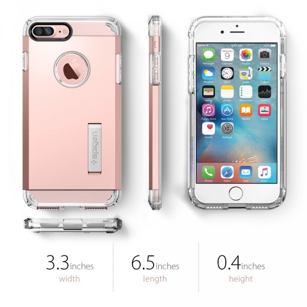 Spigen iPhone 7 Plus Tough Armor Klf-Rose Gold