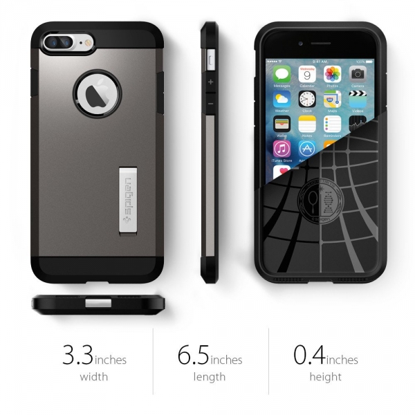 Spigen iPhone 7 Plus Tough Armor Klf-Gunmetal