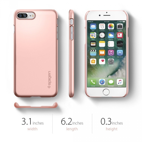 Spigen iPhone 7 Plus Thin Fit Klf-Rose Gold