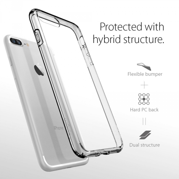 Spigen iPhone 7 Plus Case Ultra Hybrid-Crsytal Clear