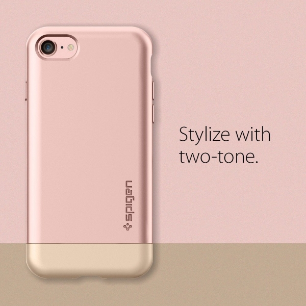 Spigen iPhone 7 Case Style Armor-Rose Gold