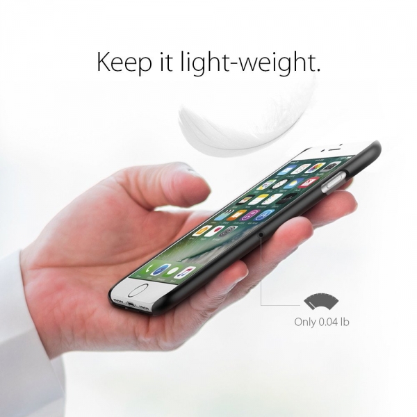 Spigen iPhone 7 Thin Fit K�l�f-Black