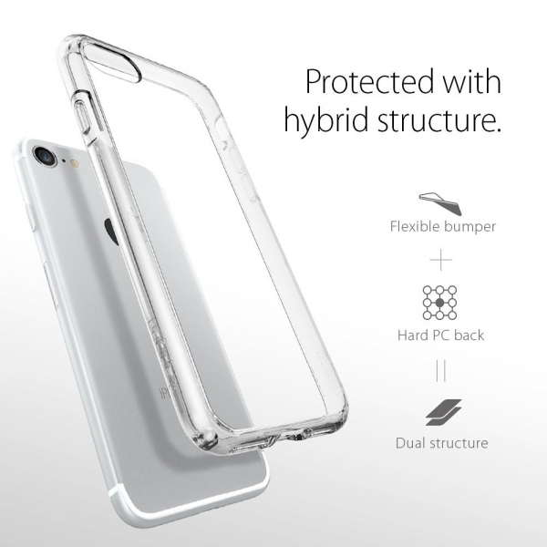 Spigen iPhone 7 Case Ultra Hybrid-Crsytal Clear