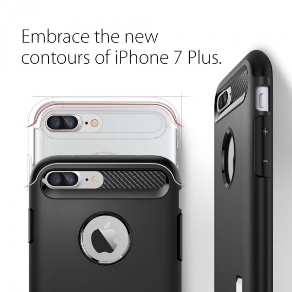 Spigen iPhone 7 Plus Slim Armor Klf-Black