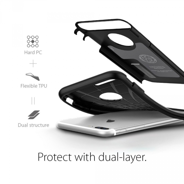 Spigen iPhone 7 Plus Slim Armor Klf-Black
