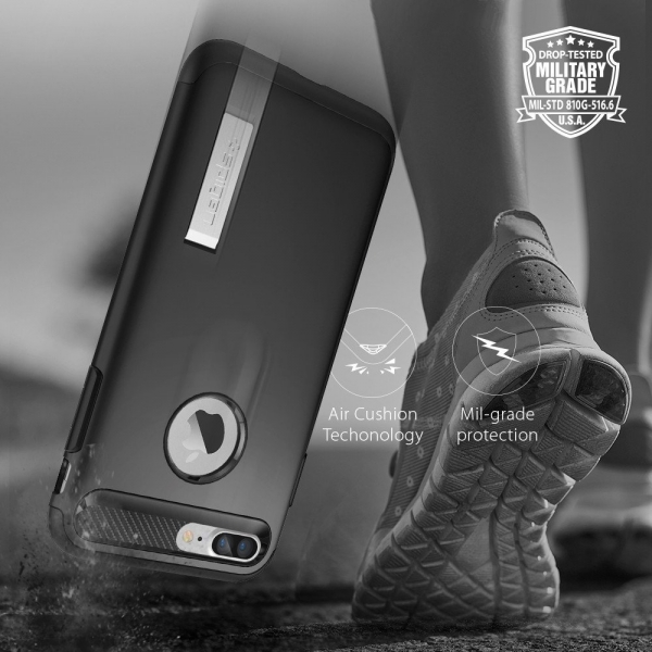 Spigen iPhone 7 Plus Slim Armor Klf-Black