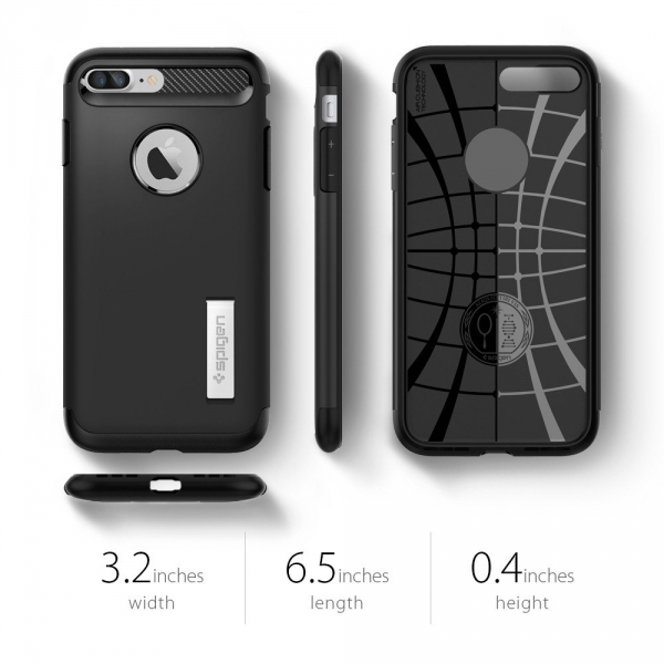 Spigen iPhone 7 Plus Slim Armor Klf-Black