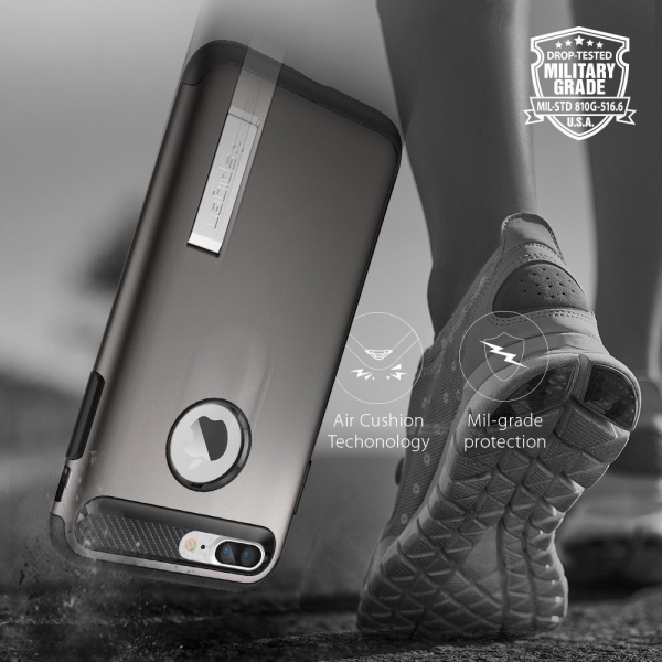 Spigen iPhone 7 Plus Slim Armor Klf-Gunmetal