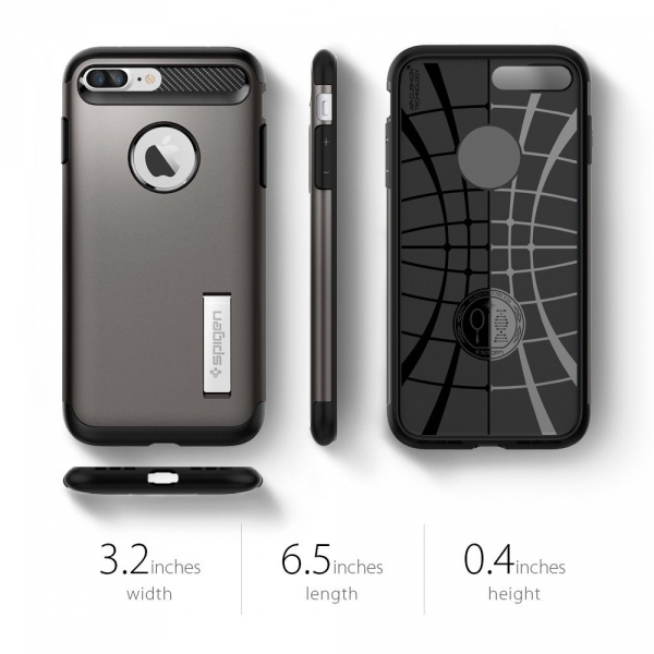 Spigen iPhone 7 Plus Slim Armor Klf-Gunmetal