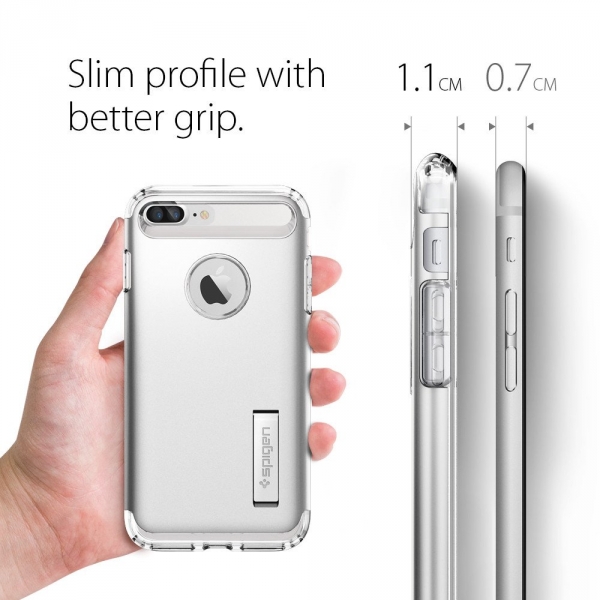 Spigen iPhone 7 Plus Slim Armor Klf-Satin Silver