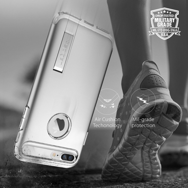 Spigen iPhone 7 Plus Slim Armor Klf-Satin Silver