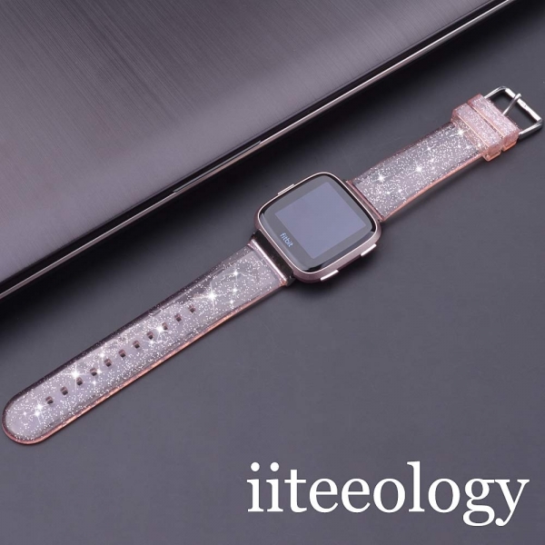 iiteeology Fitbit Versa Simli Kay-Pink