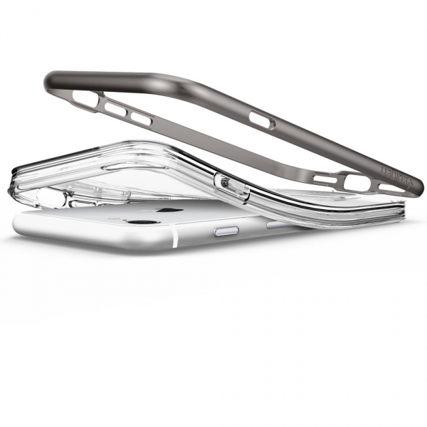 Spigen iPhone 7 Case Crystal Hybrid-Gunmetal