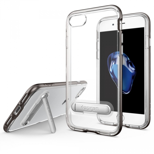 Spigen iPhone 7 Case Crystal Hybrid-Gunmetal