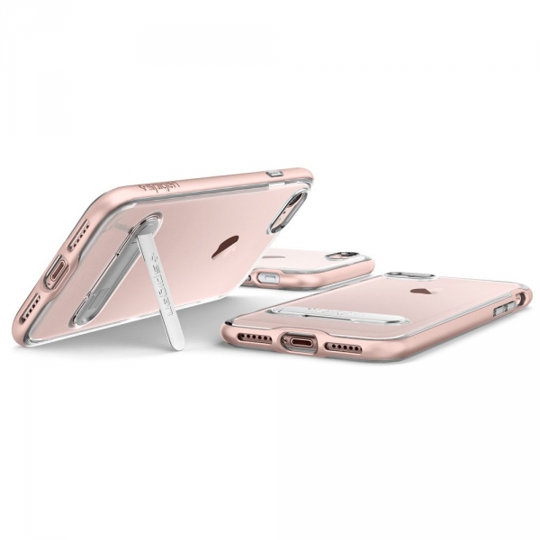 Spigen iPhone 7 Case Crystal Hybrid-Rose Gold