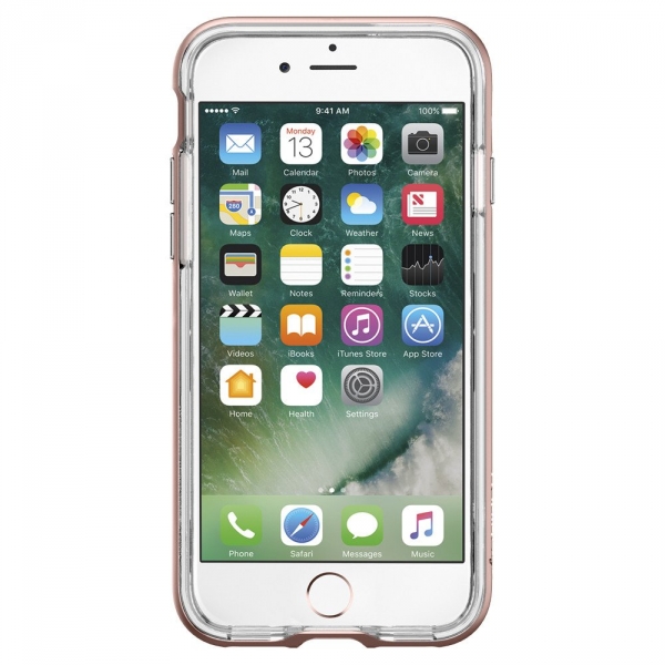 Spigen iPhone 7 Case Crystal Hybrid-Rose Gold