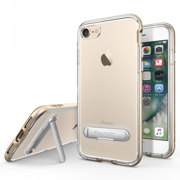 Spigen iPhone 7 Case Crystal Hybrid-Champagne Gold