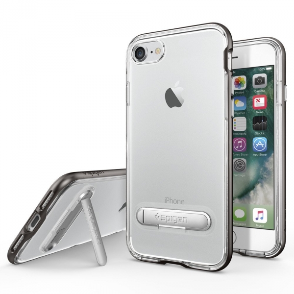 Spigen iPhone 7 Case Crystal Hybrid-Gunmetal