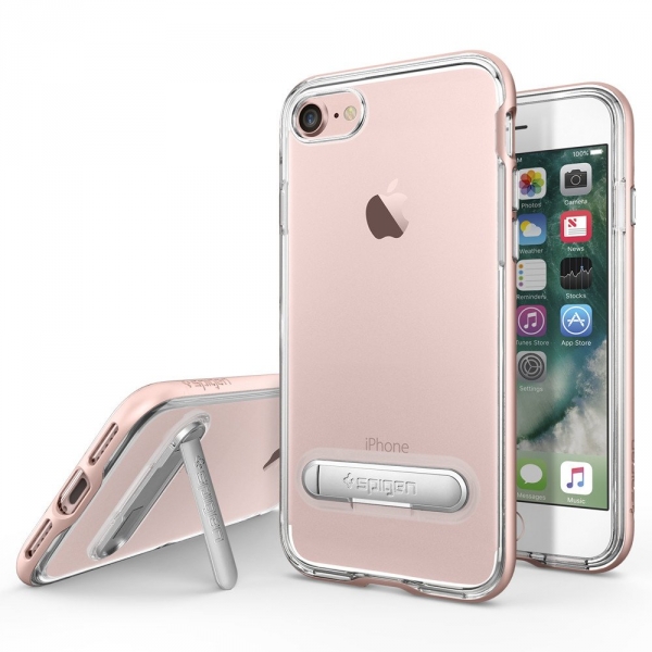Spigen iPhone 7 Case Crystal Hybrid-Rose Gold