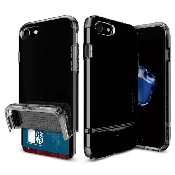 Spigen iPhone 7 Case Flip Armor-Jet Black