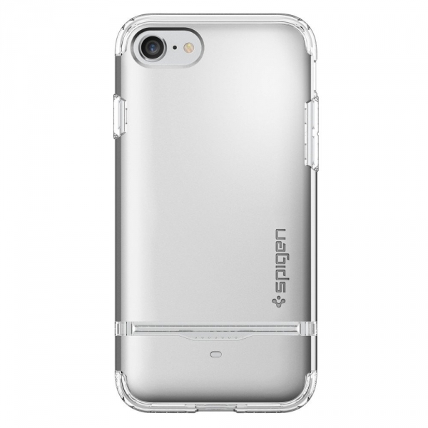 Spigen iPhone 7 Case Flip Armor-Satin Silver