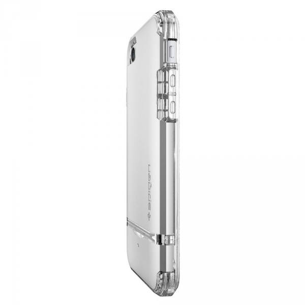 Spigen iPhone 7 Case Flip Armor-Satin Silver