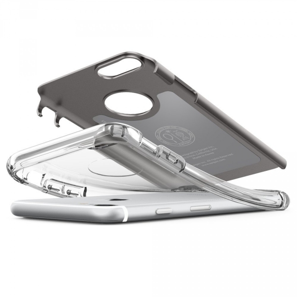 Spigen iPhone 7 Case Hybrid Armor-Gunmetal