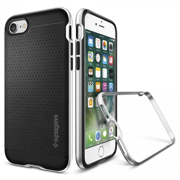 Spigen iPhone 7 Case Neo Hybrid-Satin Silver