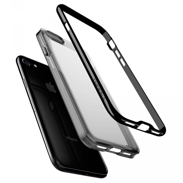 Spigen iPhone 7 Case Neo Hybrid Crystal-Jet Black