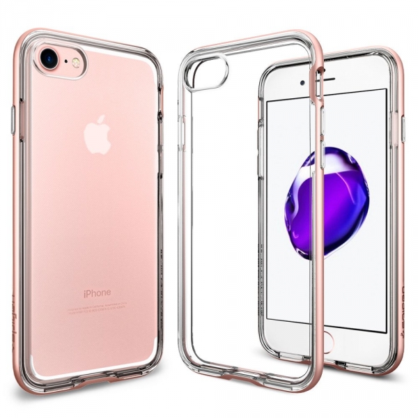Spigen iPhone 7 Case Neo Hybrid Crystal-Rose Gold