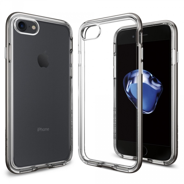 Spigen iPhone 7 Case Neo Hybrid Crystal-Gunmetal