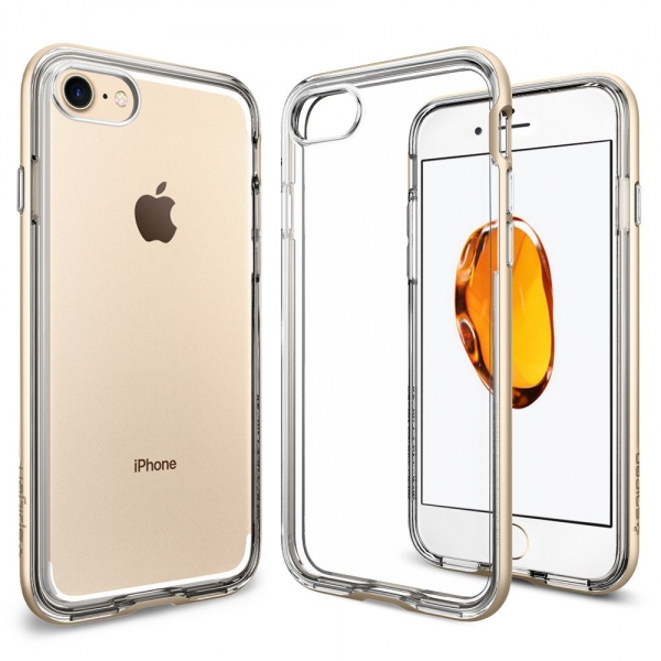 Spigen iPhone 7 Case Neo Hybrid Crystal-Champagne Gold