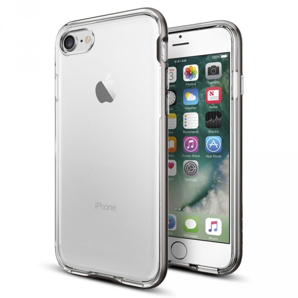 Spigen iPhone 7 Case Neo Hybrid Crystal-Gunmetal