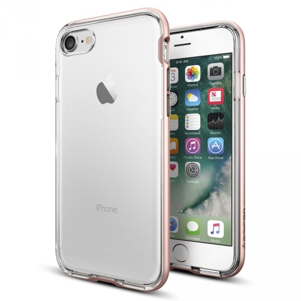 Spigen iPhone 7 Case Neo Hybrid Crystal-Rose Gold