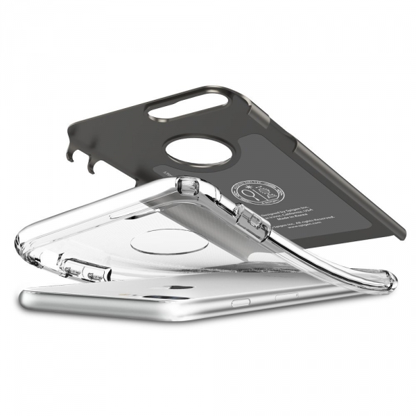 Spigen iPhone 7 Plus Hybrid Armor Klf-Gunmetal