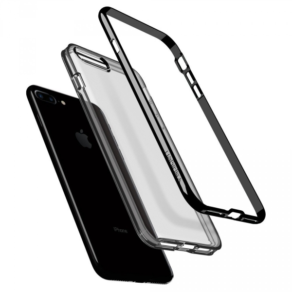 Spigen iPhone 7 Plus Neo Hybrid Crystal Klf-Jet Black