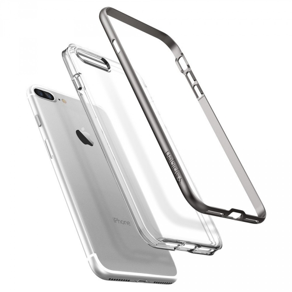 Spigen iPhone 7 Plus Neo Hybrid Crystal Klf-Gunmetal