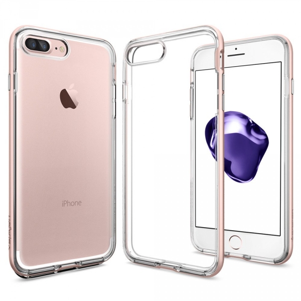 Spigen iPhone 7 Plus Neo Hybrid Crystal Klf-Rose Gold