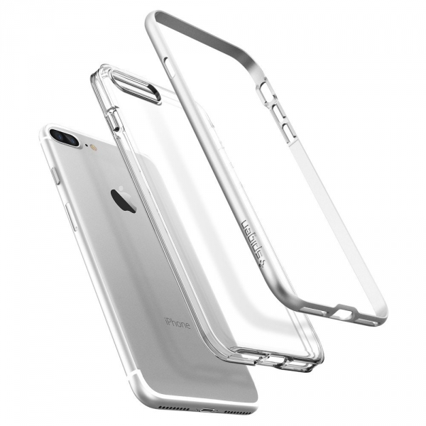 Spigen iPhone 7 Plus Neo Hybrid Crystal Klf-Satin Silver