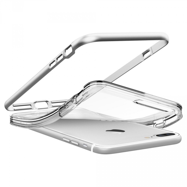 Spigen iPhone 7 Plus Neo Hybrid Crystal Klf-Satin Silver