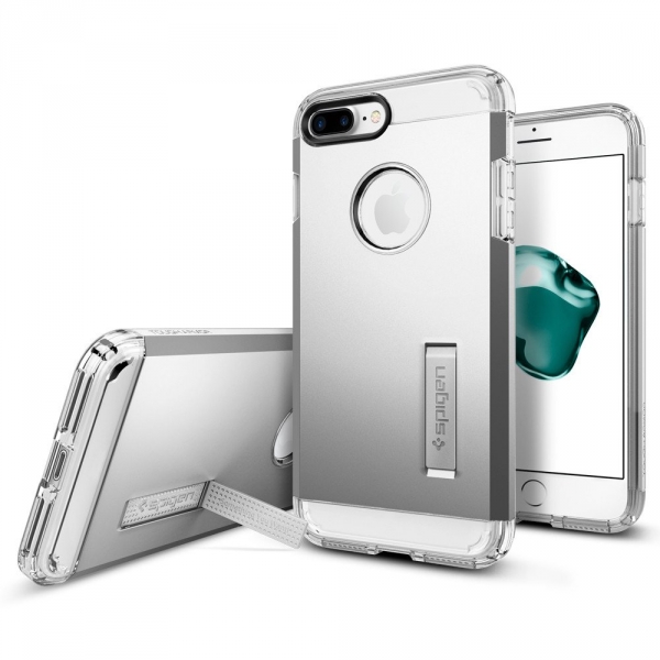 Spigen iPhone 7 Plus Tough Armor Klf-Satin Silver