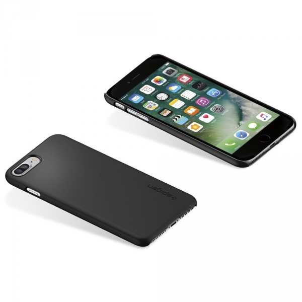 Spigen iPhone 7 Plus Thin Fit Klf-Black